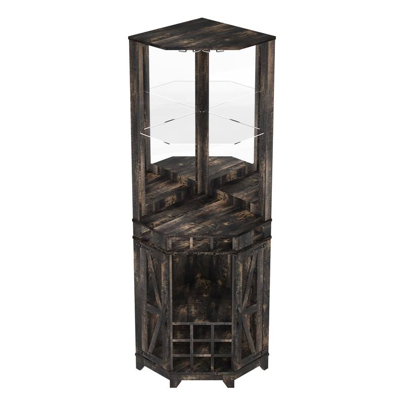 30" Bathroom Vanity With Top Ceramic Art Sink and Artificial Stone Slab, 2-Soft Close Door, Wall-Mounted Mounting Design