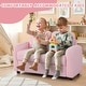 preview thumbnail 15 of 28, Gymax 2-Seat Kids Sofa Toddler Sofa Couch w/ Soft Teddy Fleece