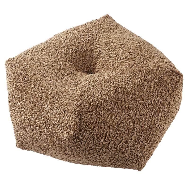 Sorra Home Indoor Soft-Textured Geo-Shaped Pillow