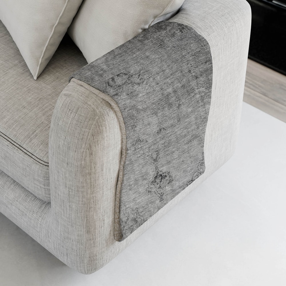 Premium Machine Washable Vintage Traditional Sherpa Throw Blanket