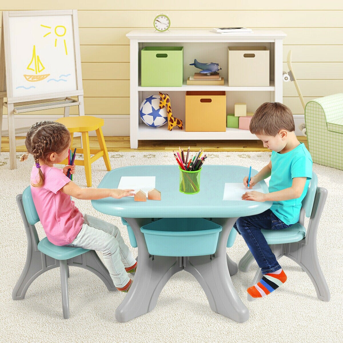 Fisher price childrens table and large chair set