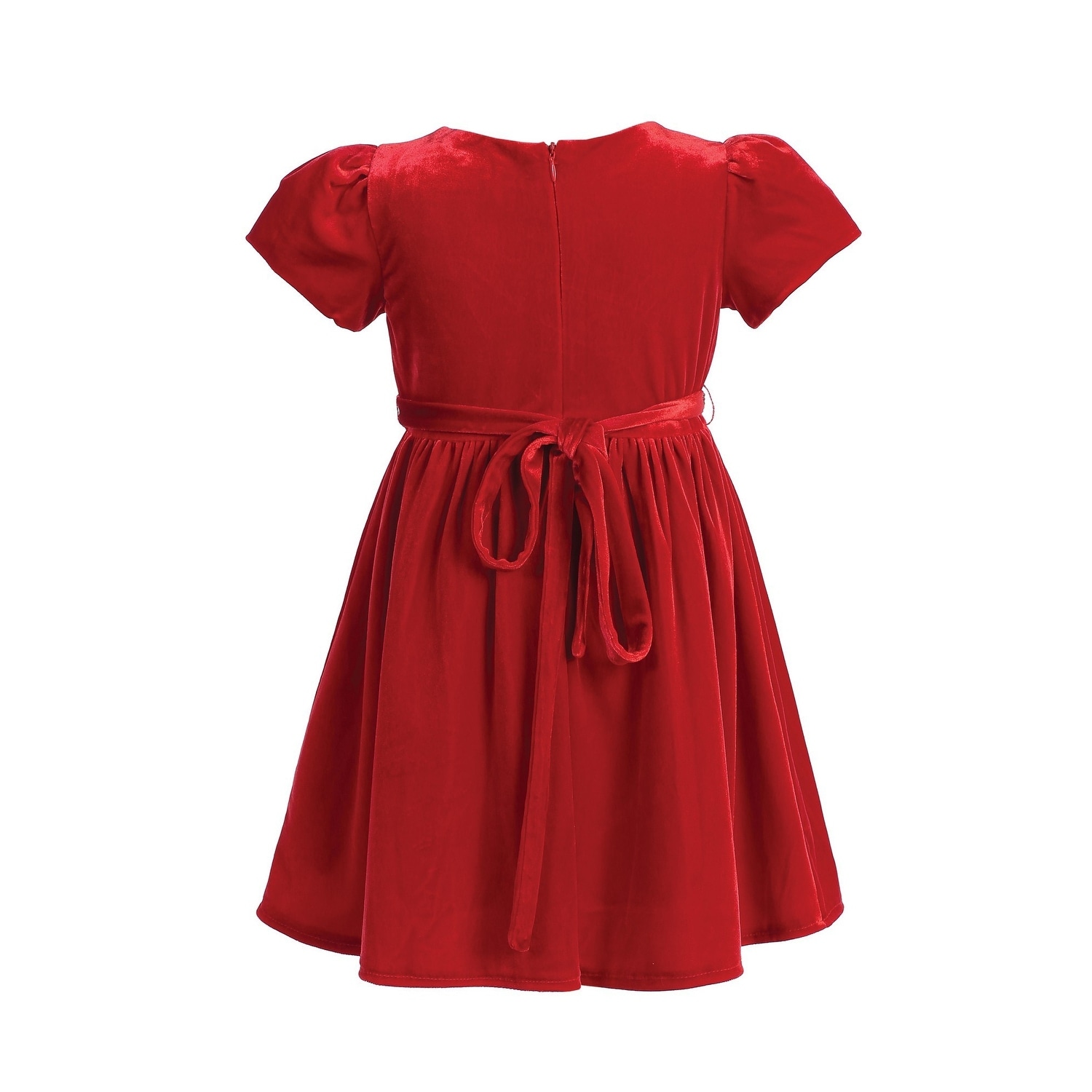 red velvet girls dress