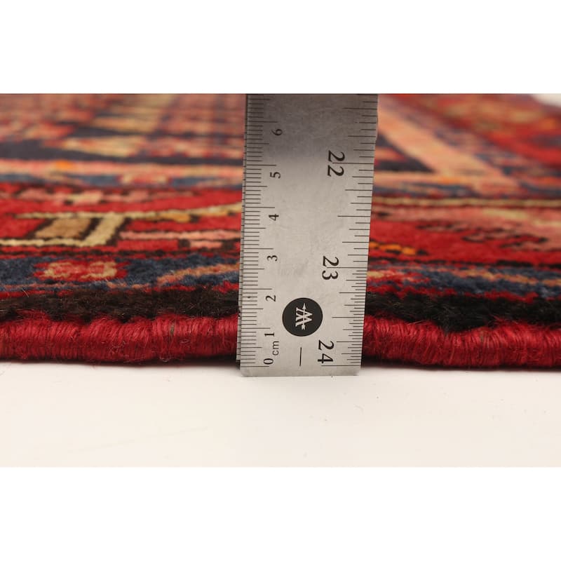 ECARPETGALLERY Hand-knotted Andelz Navy Wool Rug - 4'5 x 6'7