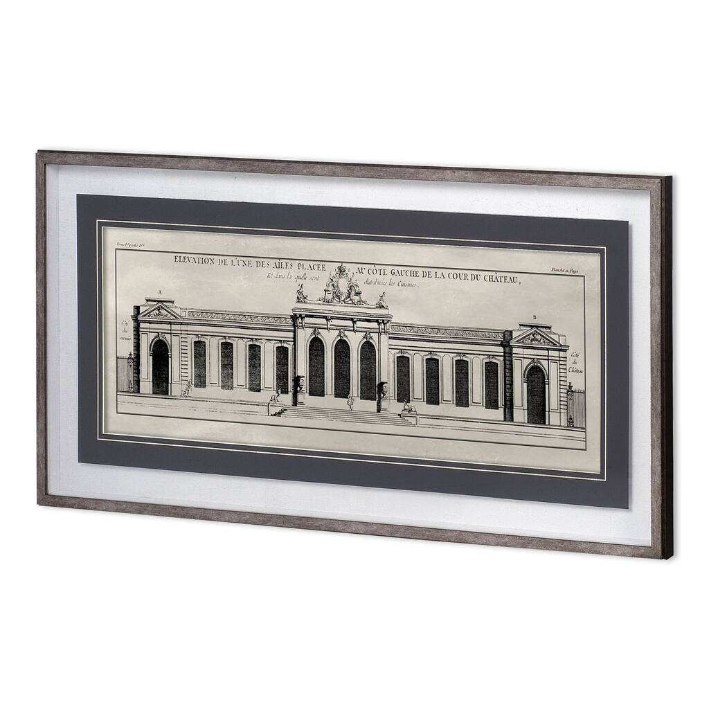Custom Elevation De La Facade II Framed Art Print