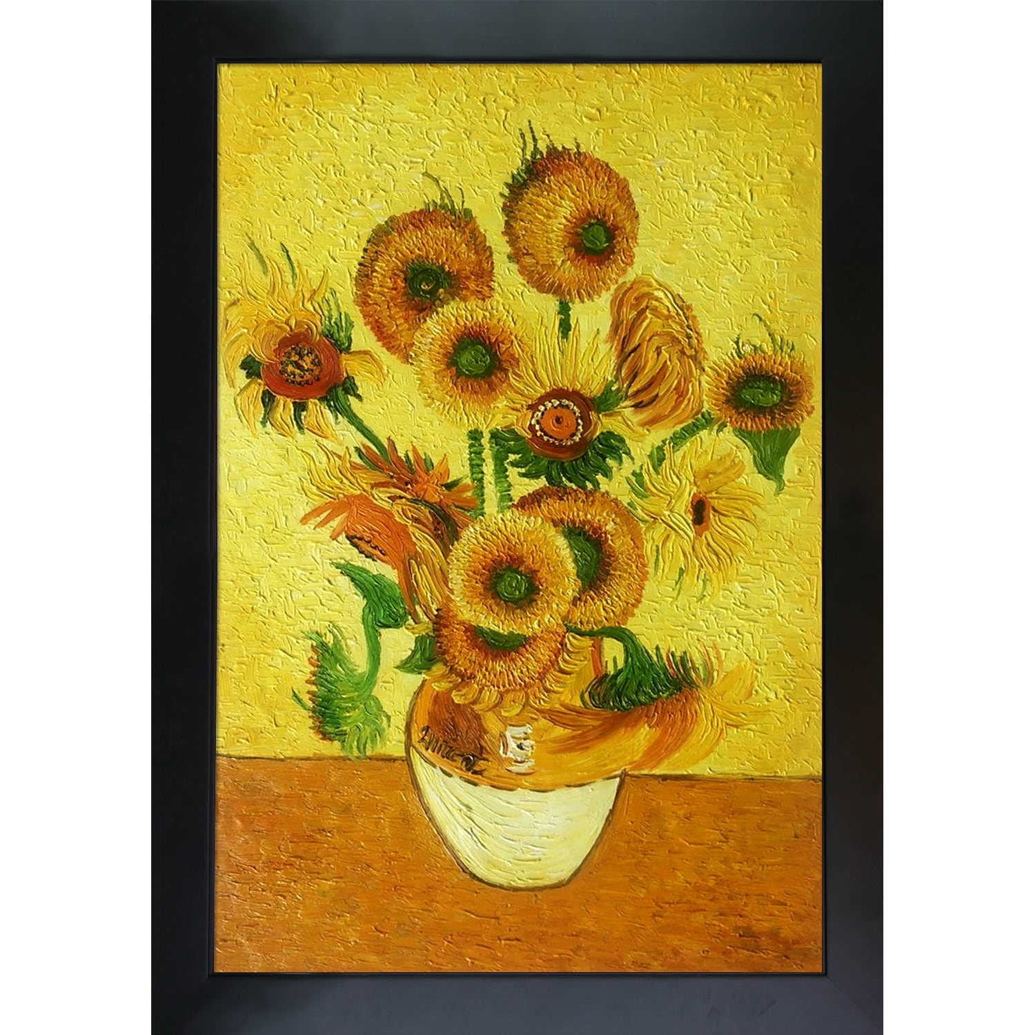 Shop Vincent Van Gogh Vase With Fifteen Sunflowers Hand Painted