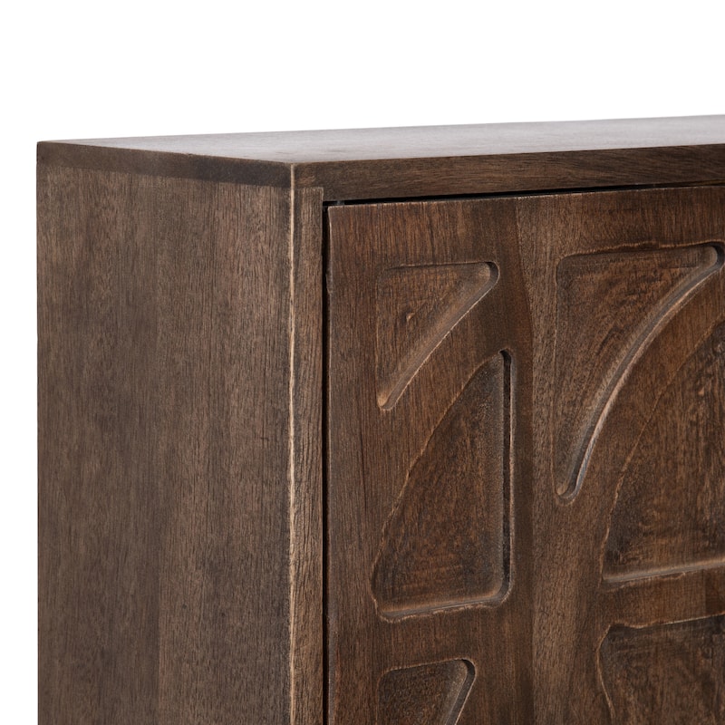 Kate and Laurel Galliene Wood Wall Cabinet