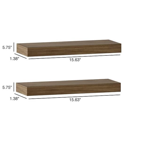 Set of 2 Floating Shelves Bed Bath & Beyond 36797896