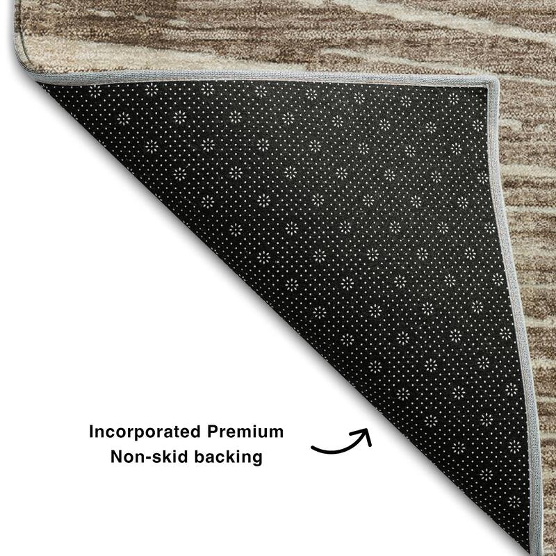 Premium Washable Super Soft Modern Starburst Mayfield Rug