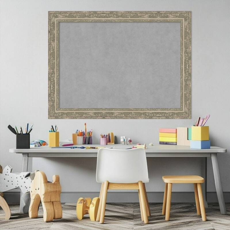 Amanti Art Filigree Gloss Black Framed