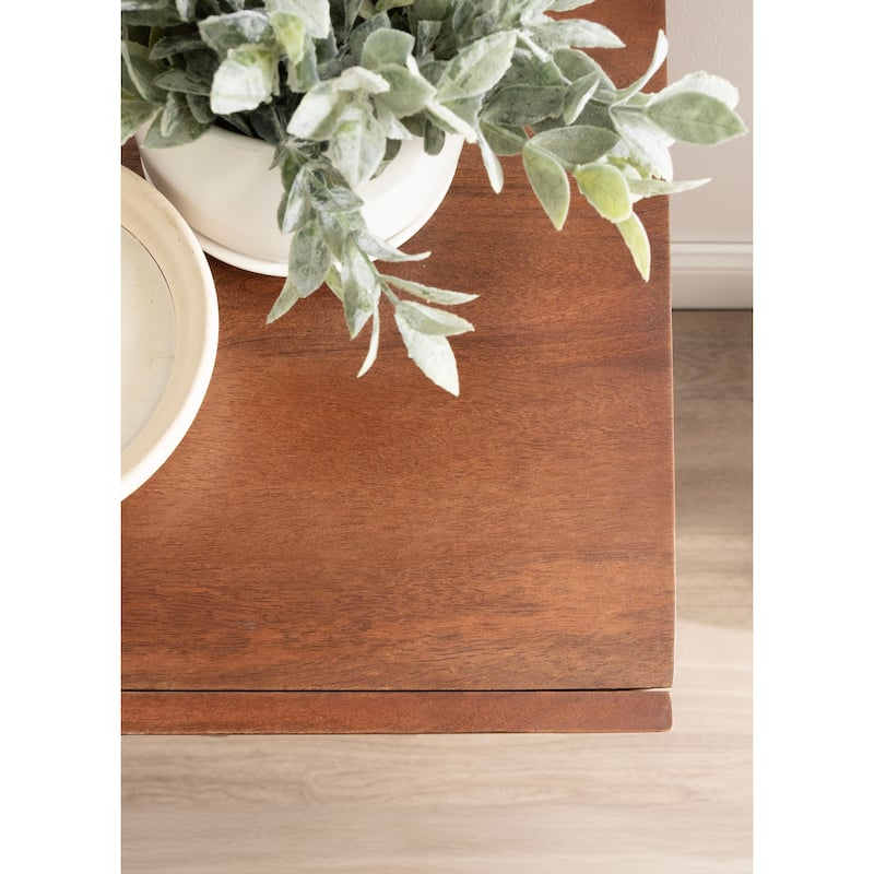 Kate and Laurel Archvale Wood Side Table - 14x18x24