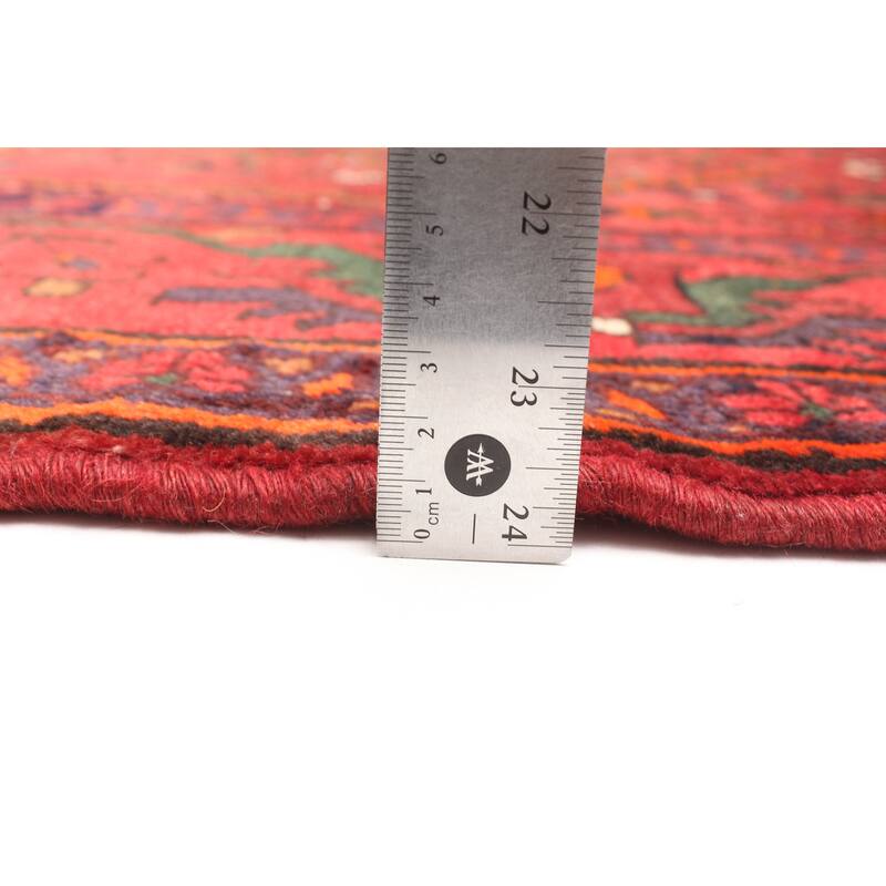 ECARPETGALLERY Hand-knotted Andelz Red Wool Rug - 4'5 x 6'8