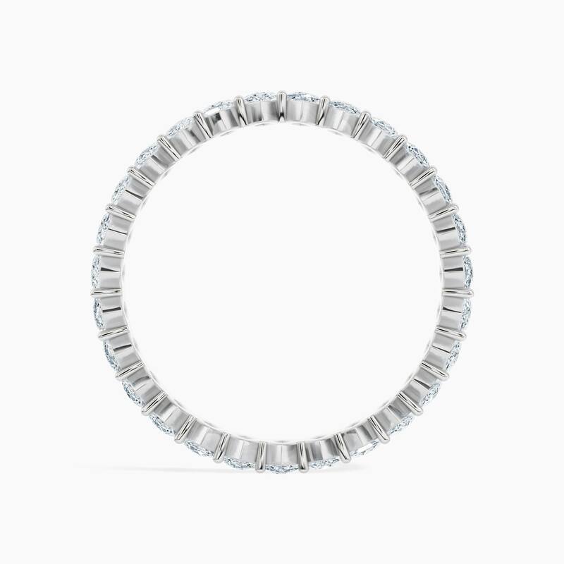 Auriya 14k Gold Marquise North-South Lab Grown Diamond Eternity Band 2.70 - 10.50 ct. tw. (F-G, VS)