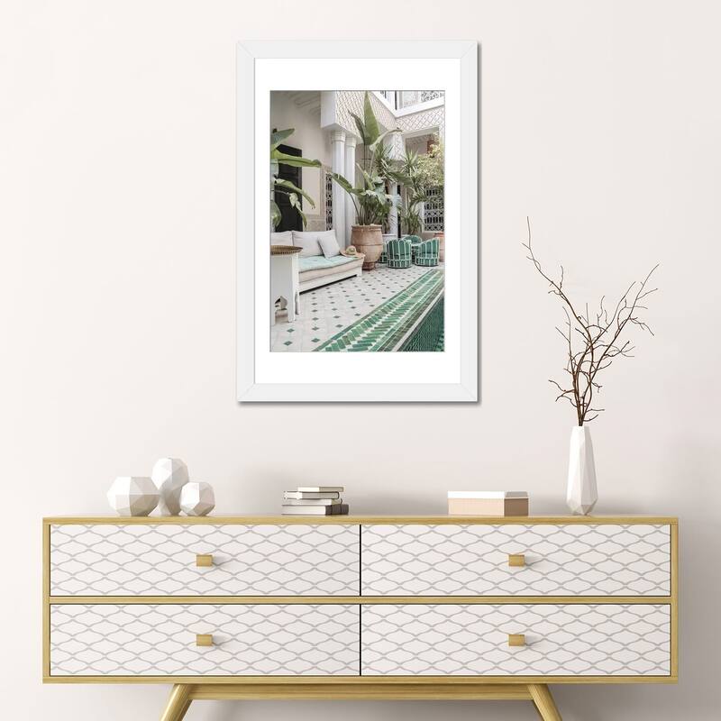 iCanvas "Tropical Riad In Marrakech" by Henrike Schenk PFA
