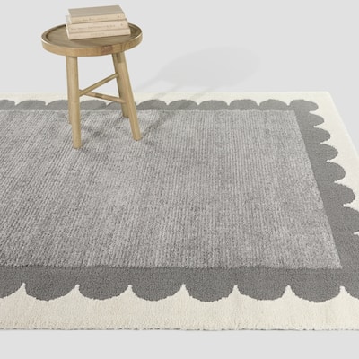 Shelford Modern Border Area Rug