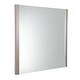 preview thumbnail 6 of 5, Fresca Torino 32" x 32" Framed Bathroom Mirror Gray Oak