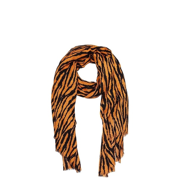 zebra print scarf