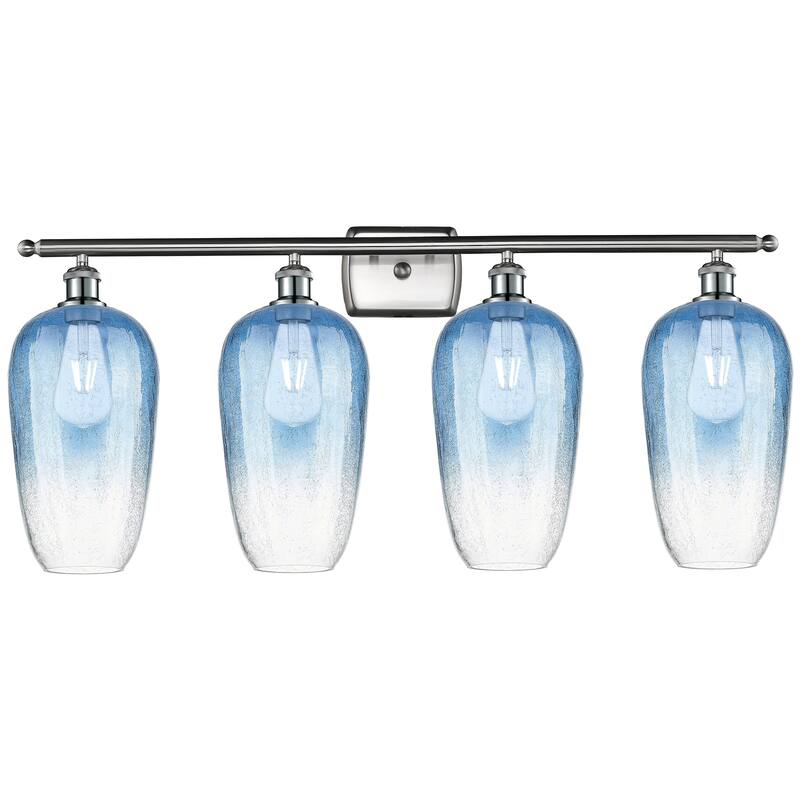 Innovations Lighting Endless Possibilities Ballston - Brookhaven Flute - 4 Light 37" Bath Vanity Light