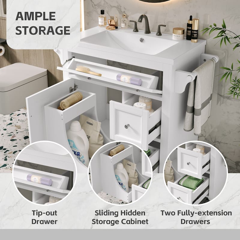 Single Sink Bathroom Vanity