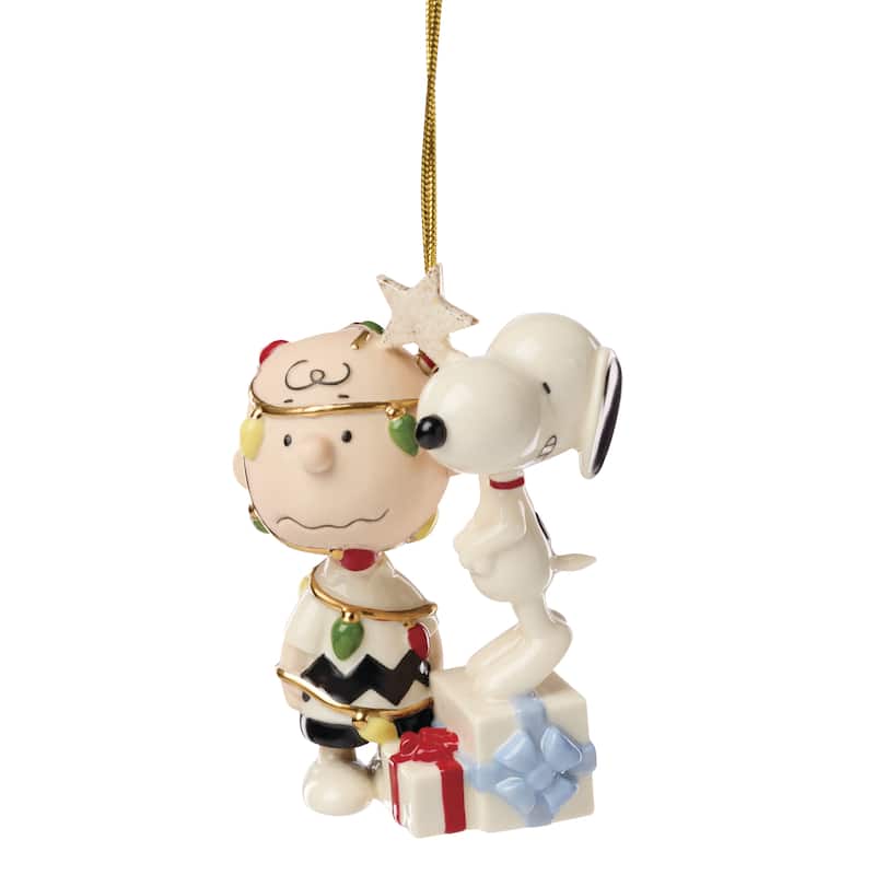 Lenox You're a Christmas Tree Charlie Brown Ornament - 3"L x 2"W x 4"H