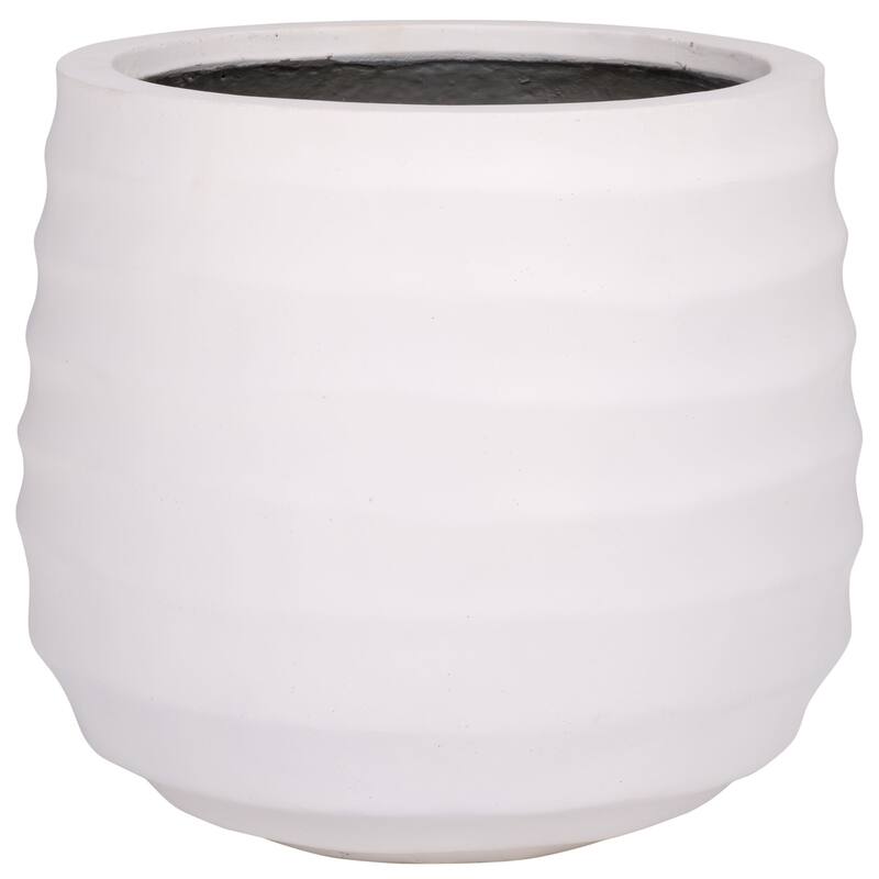 SAFAVIEH Outdoor Living Marta Planter Pot - 16"W x 16"D x 14"H - White