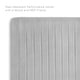 preview thumbnail 24 of 28, Milenna Channel Tufted Performance Velvet Full/Queen Headboard