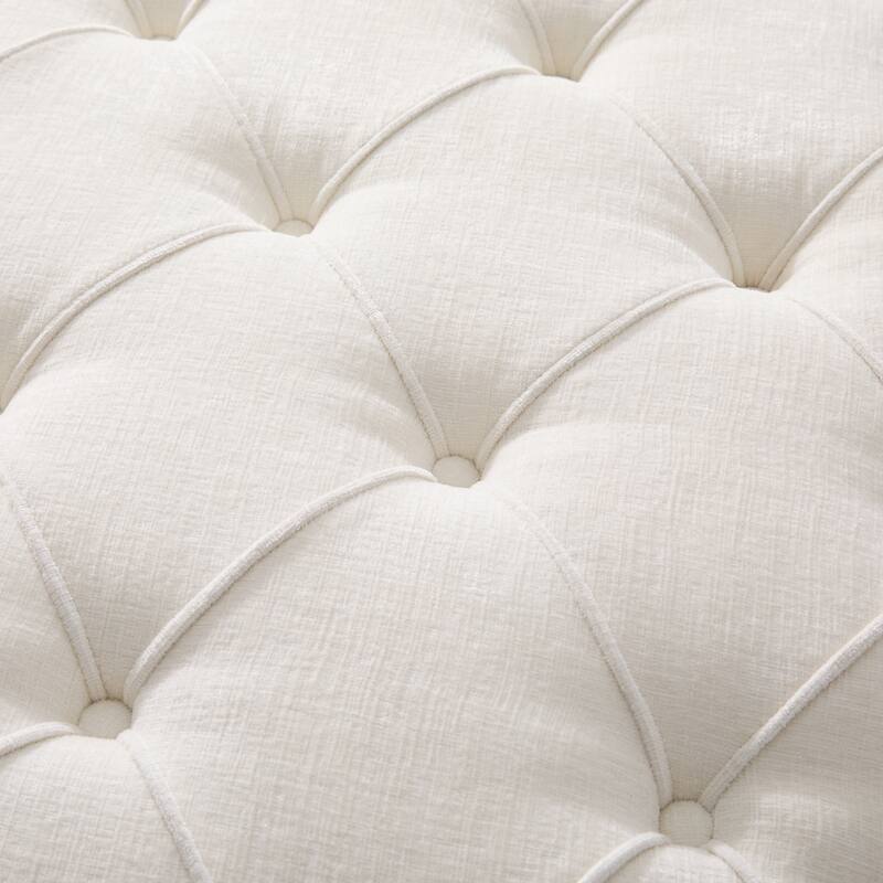 Modern Round Tufted Ottoman