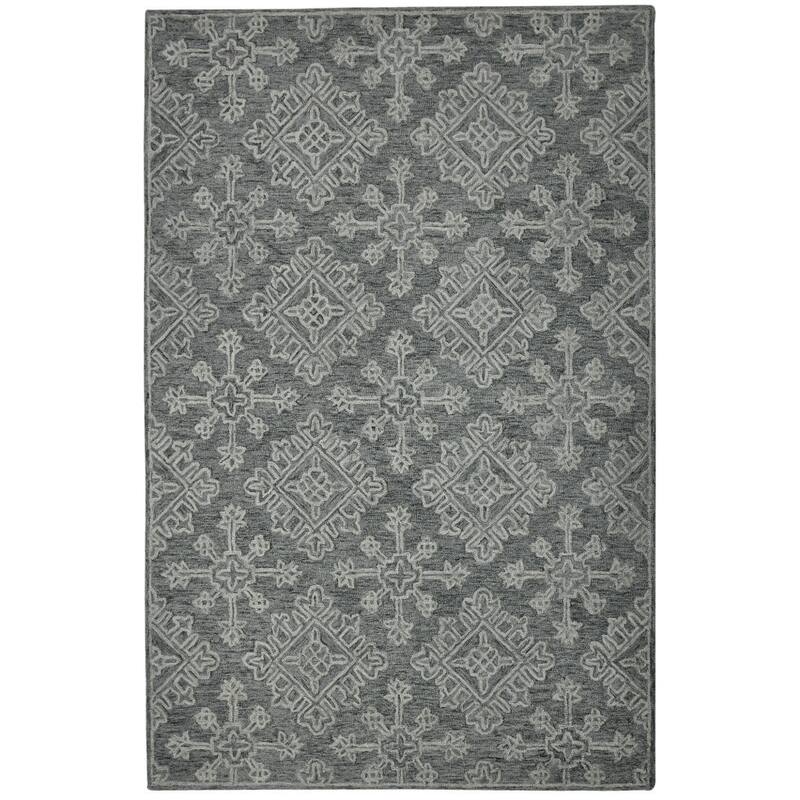 HomeRoots Oriental Transitional Rectangle Area Rug