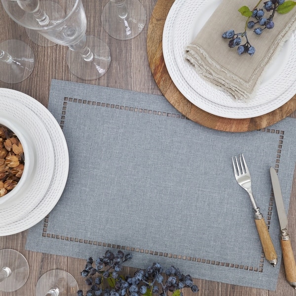 Table Placemats - Set of 4 - Grey