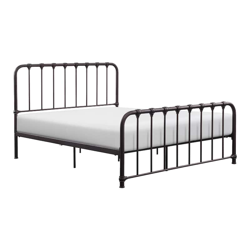 Full Size Metal Platform Bed (Bed-in-a-Box)