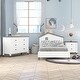 preview thumbnail 18 of 44, 3-Pieces Bedroom Sets, Platform Bed Frame with Nightstand & Storage Dresser, No Box Spring Needed, Easy Assembly