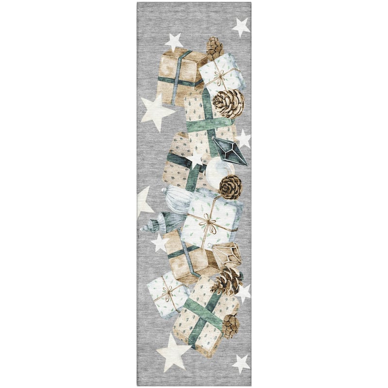 Premium Washable Super Soft Christmas Presents Mayfield Rug