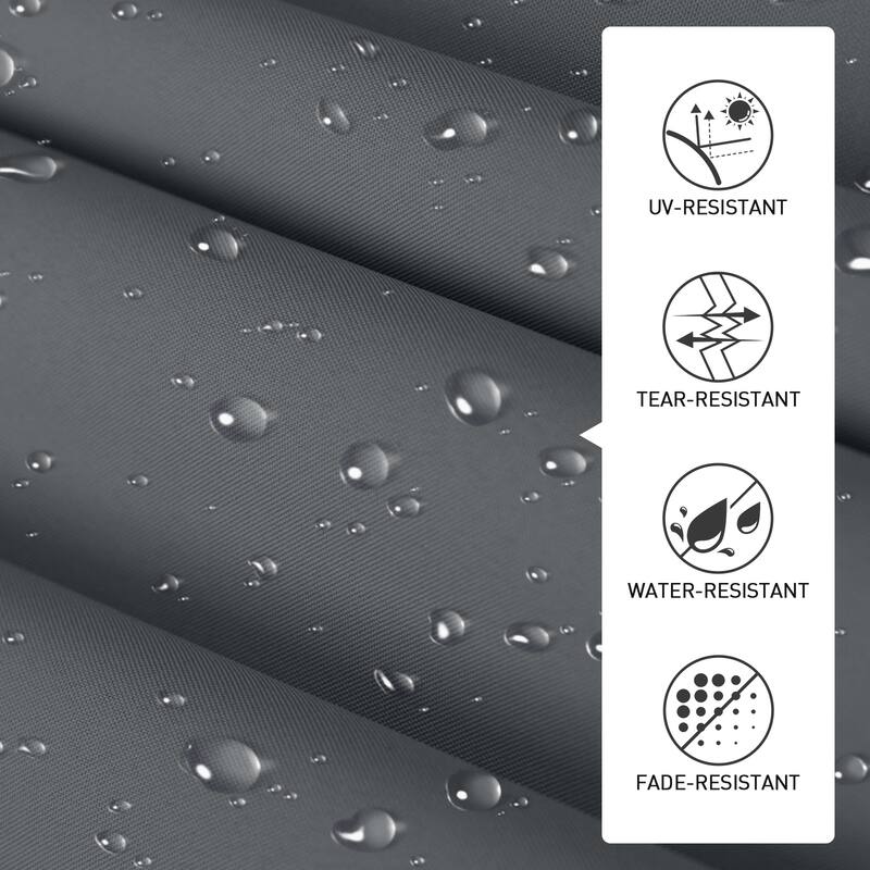 Aoodor 10 x 10 FT Outdoor Pergola with Retractable Shade Canopy, 4 Pieces Roller Shade Curtain