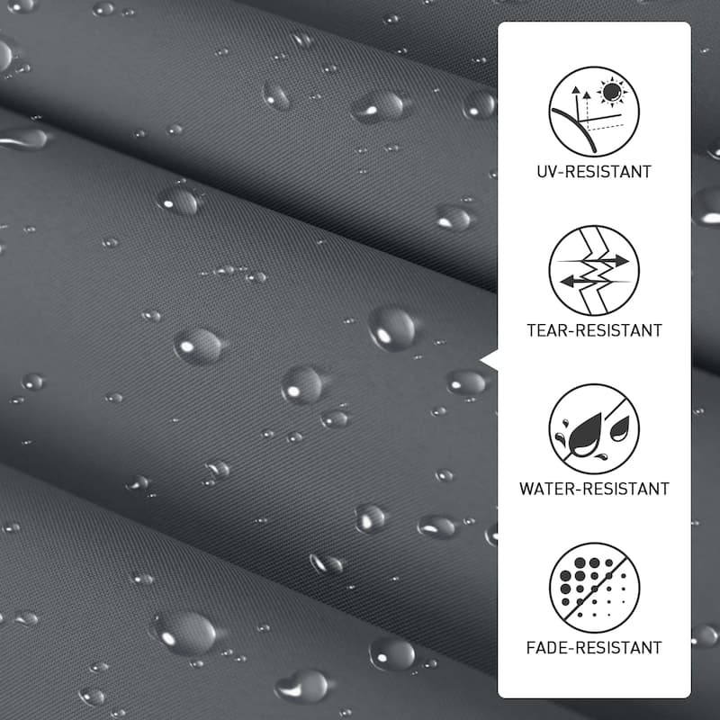 Aoodor 13 x 10 FT Outdoor Pergola with Retractable Shade Canopy, 4 Pieces Roller Shade Curtain