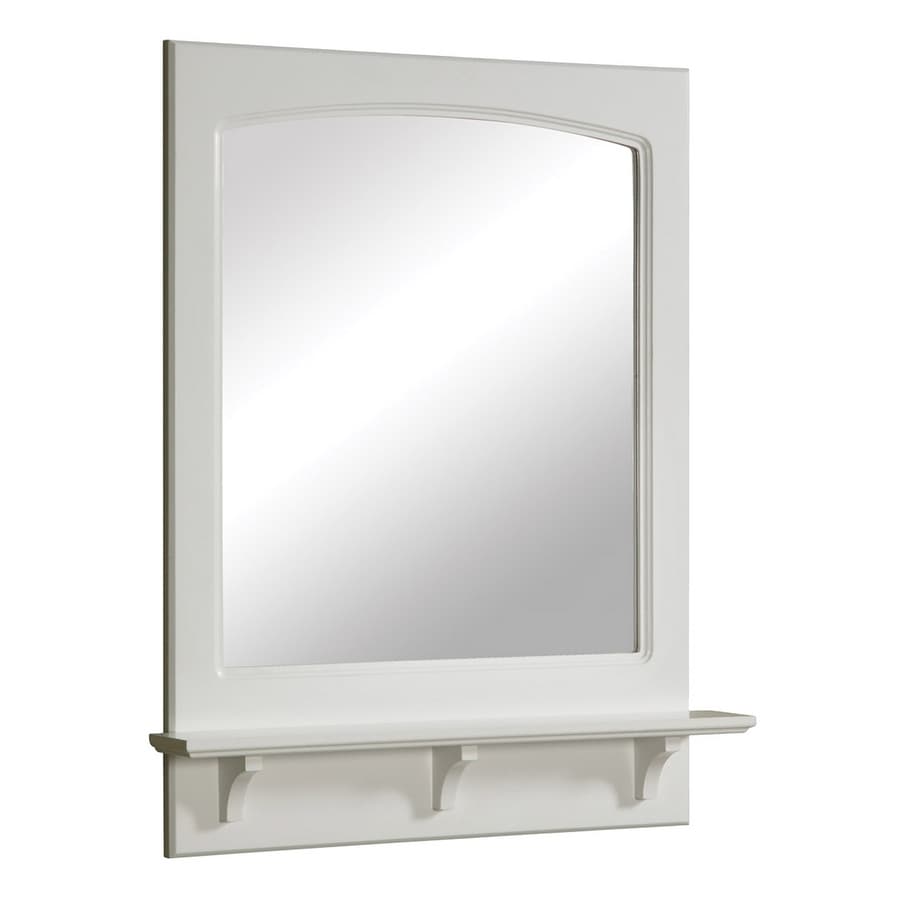 Design House 539916 24" W x 31" H Rectangular Framed Mirror with Shelf