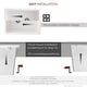 preview thumbnail 24 of 42, STYLISH 25 inch Single Bowl Dual Mount Composite Granite Utility Sink