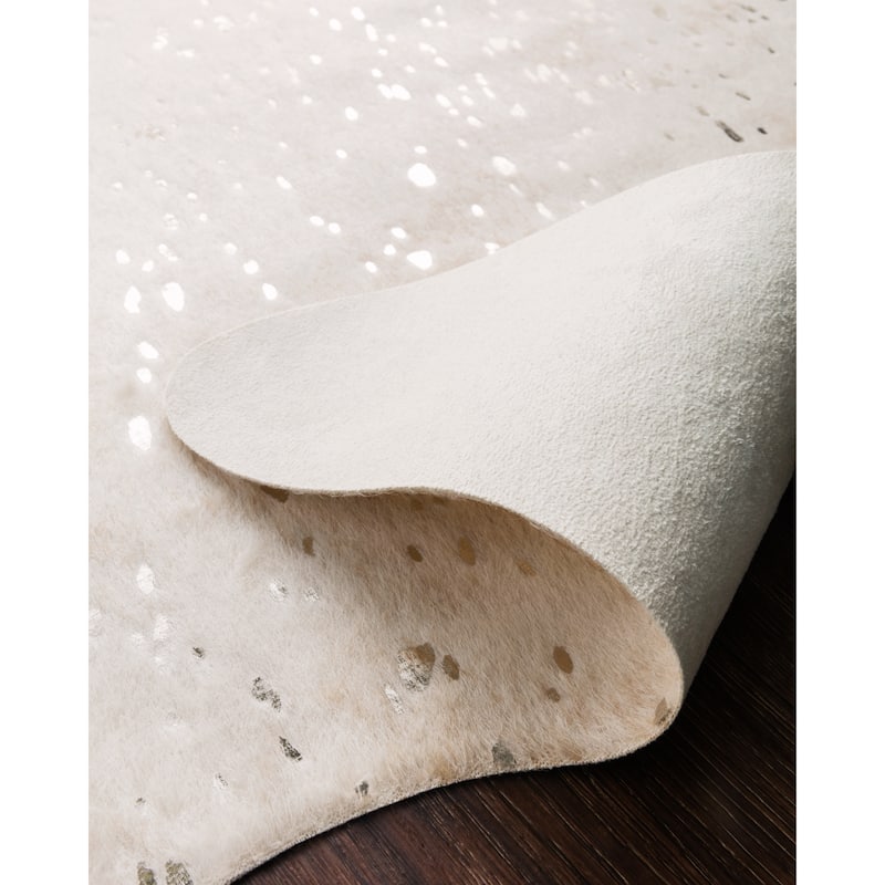 Alexander Home Clayton Faux Cowhide Area Rug