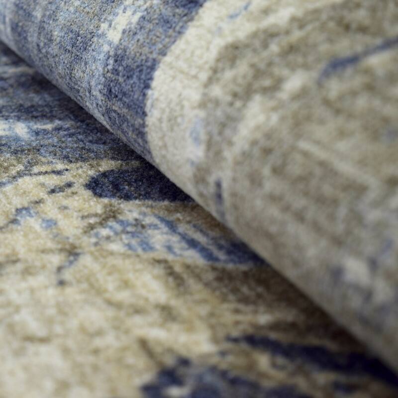 Superior Xander Abstract Washable Non-Slip Indoor Runner or Area Rug