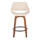 preview thumbnail 30 of 42, Carson Carrington Svellingen Counter Stool with Round Black Footrest (Set of 2) - N/A