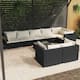 Option Black 5 x Corner sofa
