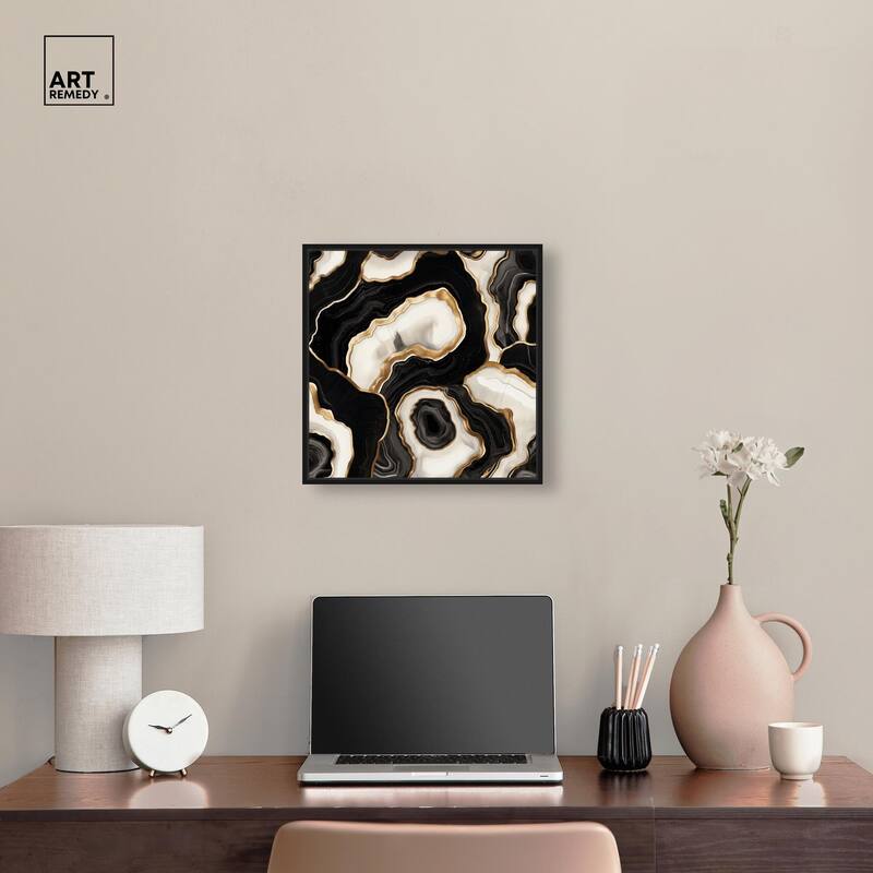 Coal Core Canvas by Art Remedy