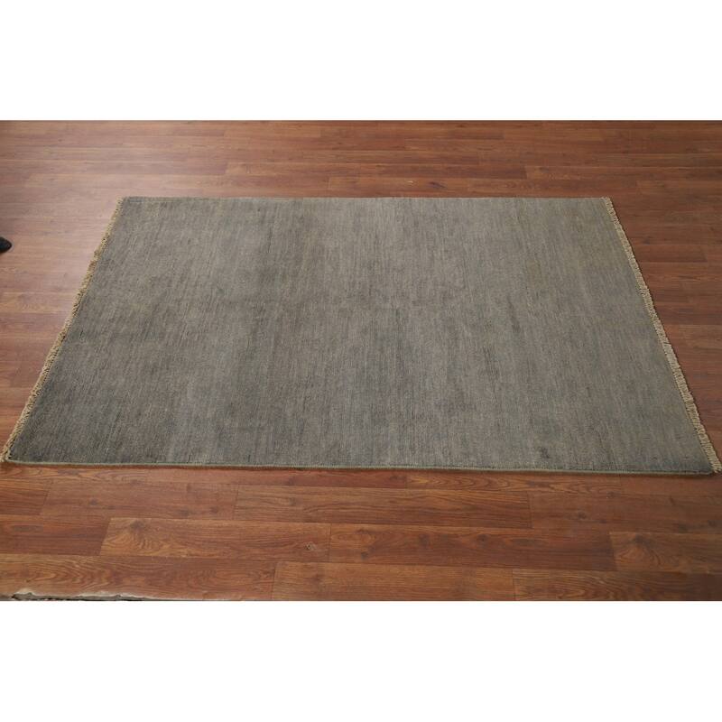 Modern / Contemporary Gabbeh Oriental Foyer Rug Handmade Wool Carpet - 3'4"x 4'11"