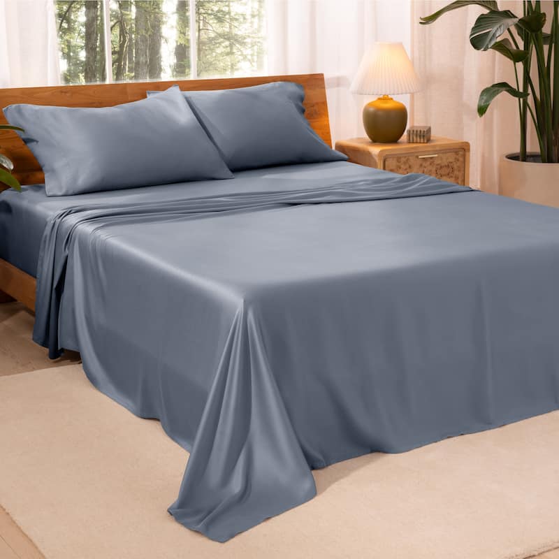 Bare Home TENCEL™ Lyocell Sheet Set - Twin XL - Indigo