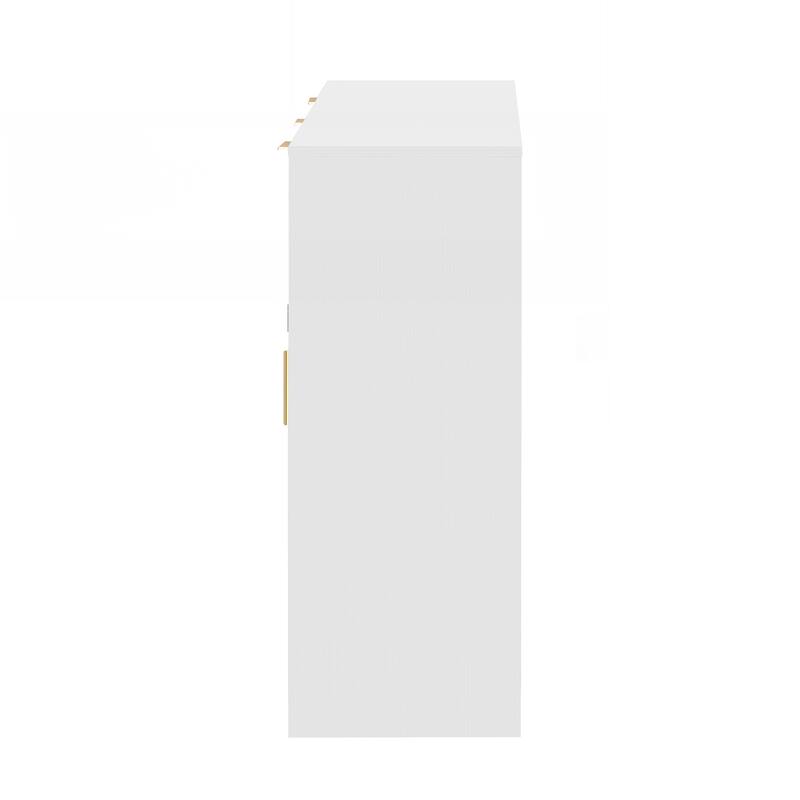 Farmhouse Sideboard with 3 Drawers & 4 Doors