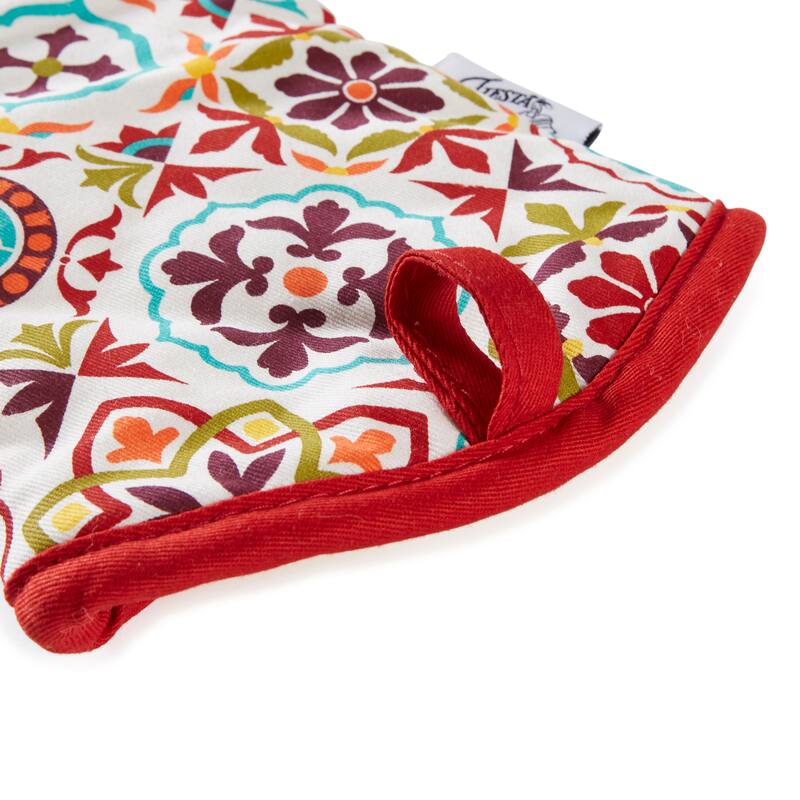 Fiesta Fiesta Worn Tiles Oven Mitt & Pot Holder Set, Set of 2 - 8"x10"