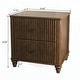 preview thumbnail 8 of 116, Wood NightStand with Metal Handle