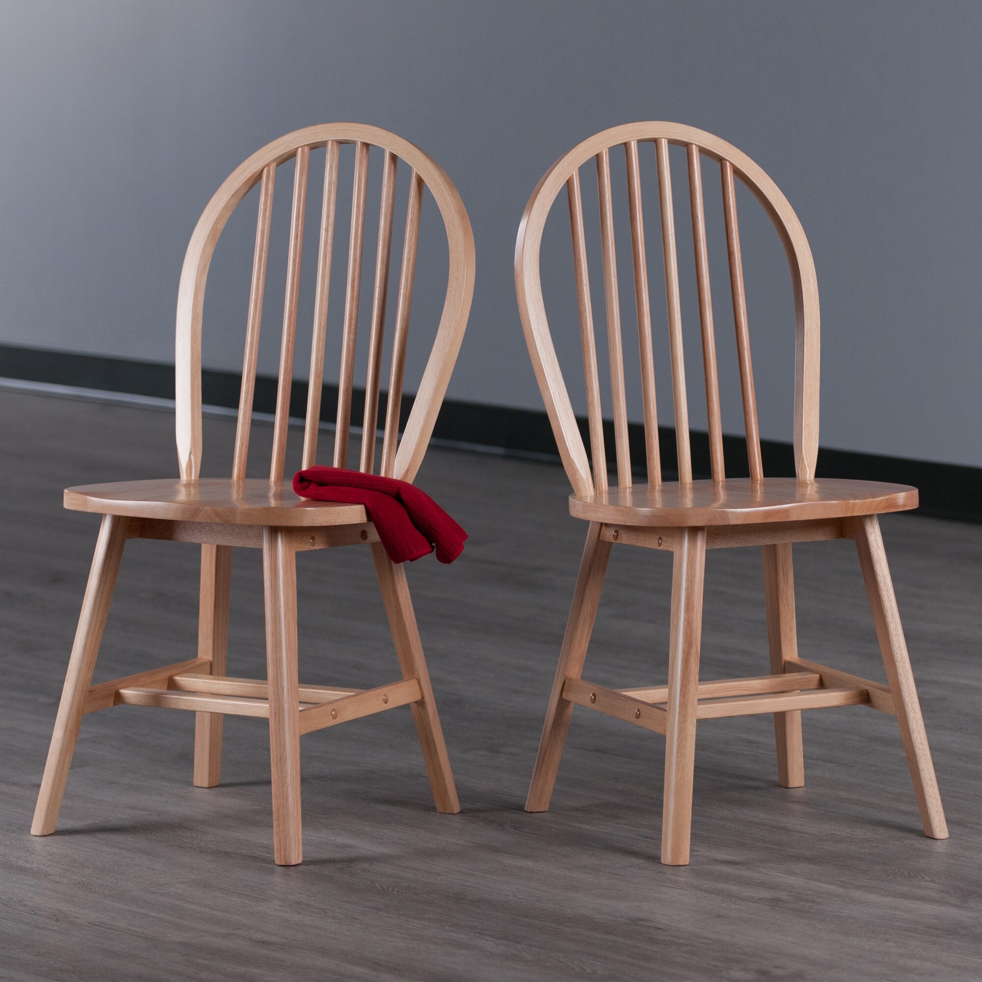 Windsor 2-PC Chair Set, Natural - Bed Bath & Beyond - 35999704