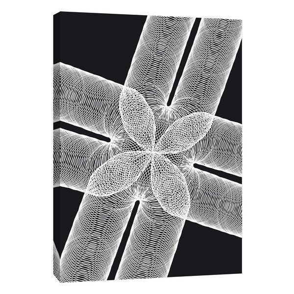 PTM Images 9-105841 PTM Canvas Collection 10" x 8" - "Linear Motion 6" Giclee Abstract Art Print on Canvas