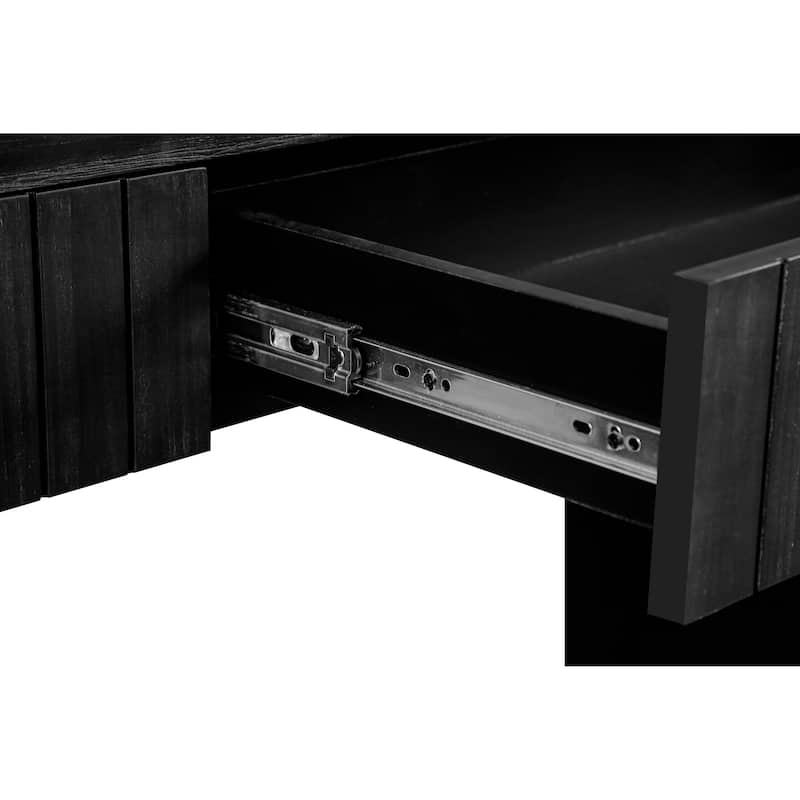 Crafted Entryway Table Console Table With Two Drawers