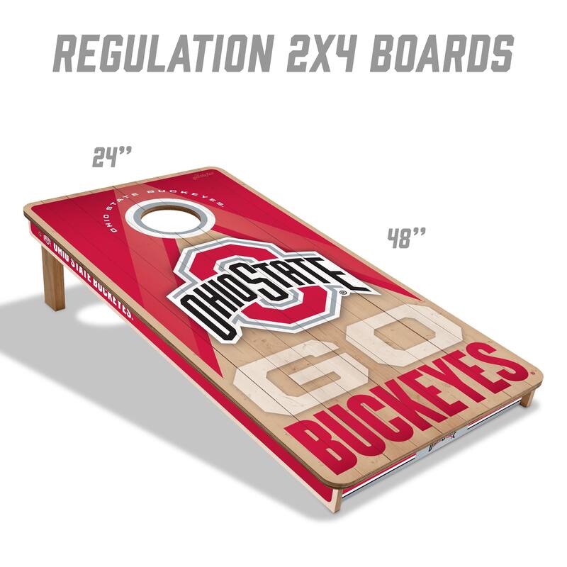 Ohio State Buckeyes NCAA 2x4 Professional Cornhole Board Set