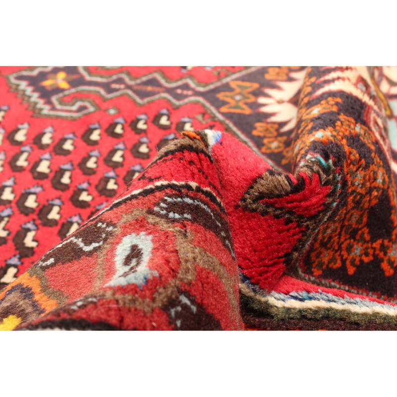 ECARPETGALLERY Hand-knotted Anadol Red Wool Rug - 4'4 x 6'5